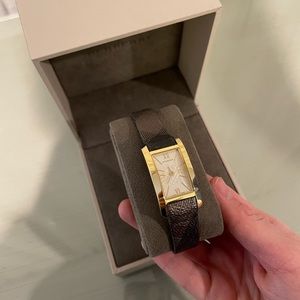 Women’s Authentic Burberry Leather Watch